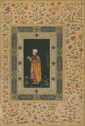 Porträt von Itimad Al-dawla, Mogul-Dynastie