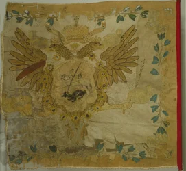 Sankt-Georgs-Flagge des Infanterieregiments zur Zeit von Anna Ioannovna