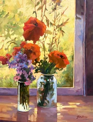 Blumenstillleben Mohnblumen, ca. 1980-2000
