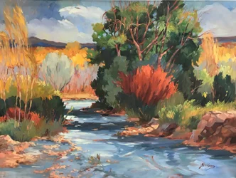 New Mexico Herbstfluss