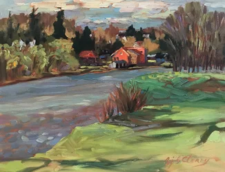 Dorf am Kennebunkport Fluss