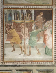 Szene aus dem Neuen Testament: Geißelung Christi