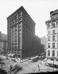 105 West Monroe Street, Chicago, Illinois, USA, ca. 1895 (s/w Foto)