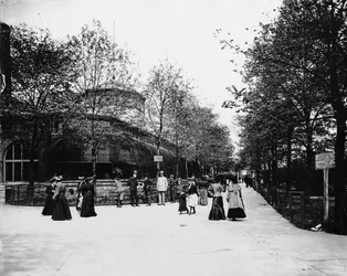 Lincoln Park Zoo, Chicago, Illinois, USA, um 1900