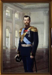 Porträt des Zaren von Russland Nikolaus II. im Jahr 1900
