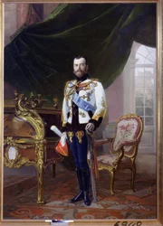 Porträt von Kaiser Nikolaus II. (1868-1918)