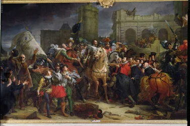 Der Einzug von Heinrich IV. (1553-1610) in Paris, 22. März 1594