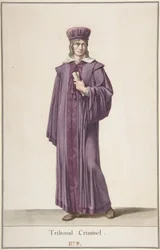 Ein Richter des Strafgerichts, ca. 1798-99