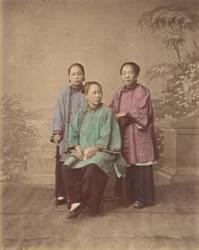 Mädchen aus Shanghai, 1870er Jahre