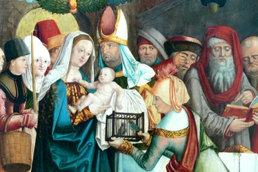 Flügel des ehemaligen Hochaltars der Frauenkirche mit Marienszenen