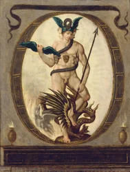 Eine Allegorie der Alchemie