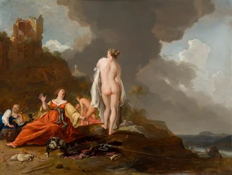 Landschaft mit Jagdnymphen (und Diana?)