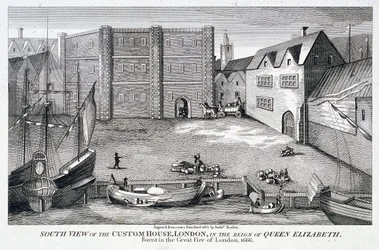 Zollhaus, London, ca. 1815