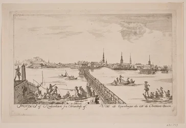 Prospekt von Kopenhagen von Christianshavn aus gesehen