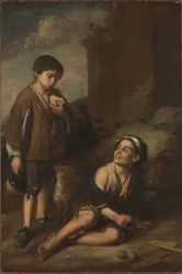 Zwei Bauernjungen