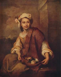 Ein spanisches Blumenmädchen, 1665-1670, um 1915