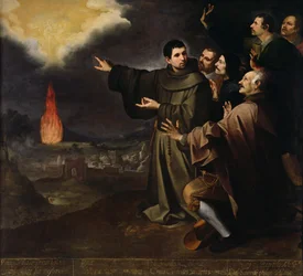 Fray Julián de Alcalás Vision von der Himmelfahrt der Seele König Philipps II. von Spanien, 1645-46