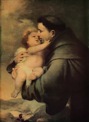 Der heilige Antonius von Padua mit dem Christuskind, Mitte bis Ende des 17. Jahrhunderts, 1914