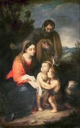 Die Heilige Familie mit dem Jesuskind und dem Johannesknaben