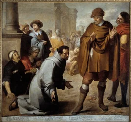 San Salvador de Horta und der Inquisitor von Aragon befragen die Wunder