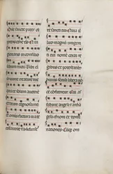 Missale: Fol. 112: enthält einige Musik als Teil der Palmsonntagsliturgie, 1469