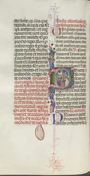 Missale: Fol. 208v: Christi Himmelfahrt