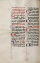 Missale: Fol. 319v: St. Franziskus & Vollmesse des St. Franziskus, 1469