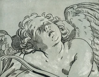 Ein schlafender Amor, 1630-45