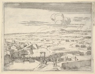Nach einigen Tagen der Belagerung mit der französischen Armee nimmt Francesco I d