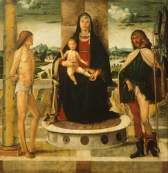 Madonna mit Kind und Heiligen