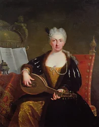 Porträt von Faustina Bordoni, Händels Sängerin, ca. 1830