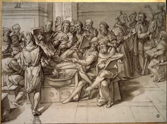 Anatomievorlesung von Michelangelo Buonarroti genannt Michelangelo
