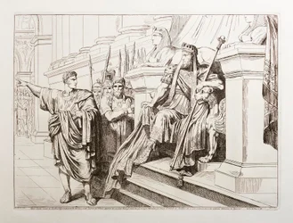 Appius Claudius erscheint vor Tigranes, König von Armenien