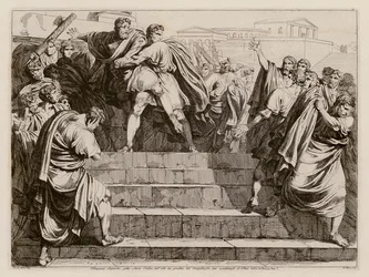 Ermordung des Servius Tullius durch Tarquinius Superbus