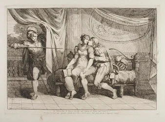 Paolo da Malatesta und Francesca da Rimini, überrascht von Gianciotto Malatesta