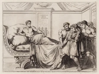 Sulla befiehlt seinen Dienern, den Magistrat Granius zu erwürgen, 78 v. Chr.