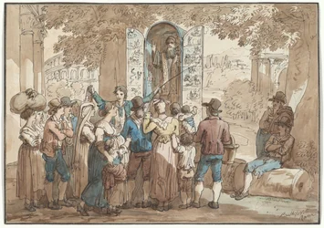 Der Scharlatan, Illustration für Römische Kostüme und Bräuche