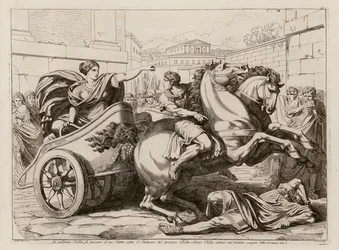 Tullia fährt über den Leichnam ihres Vaters