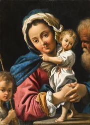 Die Heilige Familie mit dem kleinen Johannes dem Täufer