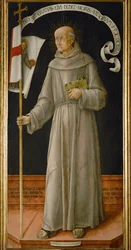 Heiliger Johannes von Capistrano, berühmter Bußprediger, ruft zu Kreuzzügen gegen Türken und Hussiten auf