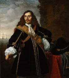 Porträt des Kapitäns Gideon de Wildt (1624-1665) - Bartholomeus van der Helst, Öl auf Leinwand