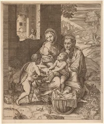 Die Heilige Familie (La Perla) (nach Raphael)