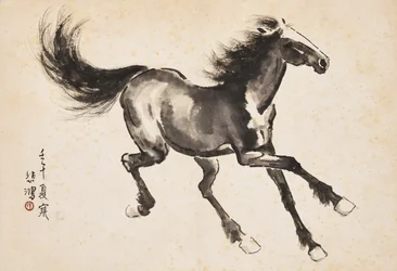Galoppierendes Pferd