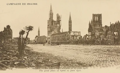 Der Große Platz, Ypern, 27. Juni 1915