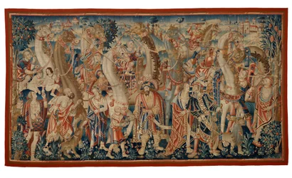 Wandteppich, Die Kamelkarawane, aus der Serie 