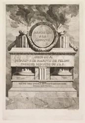 Maskerade à la Grecque: Widmungsseite