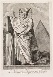 Maskerade à la Grecque: Der Autor der Figuren à la Grecque (Tafel 10)