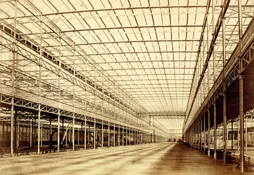 Das Schiff im Kristallpalast, Hyde Park, März 1852