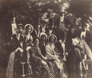 Hochzeitsgruppe, ca. 1852 oder 1853