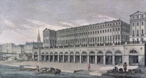 Die Gebäude namens Adelphi, London, 1771